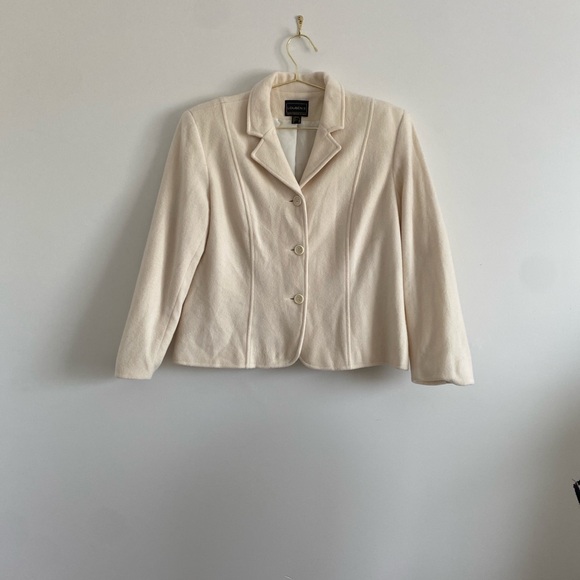 Louben Cashmere Blend Boxy Blazer - Picture 4 of 8